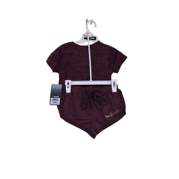 NEW ASU Arizona State Sun Devils Colosseum Hawaiian Shirt Shorts Set 3T Girls - Picture 6 of 9